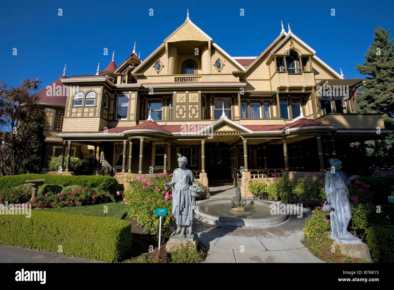 Winchester Mystery House, San Jose, California, Stati Uniti d'America Foto Stock