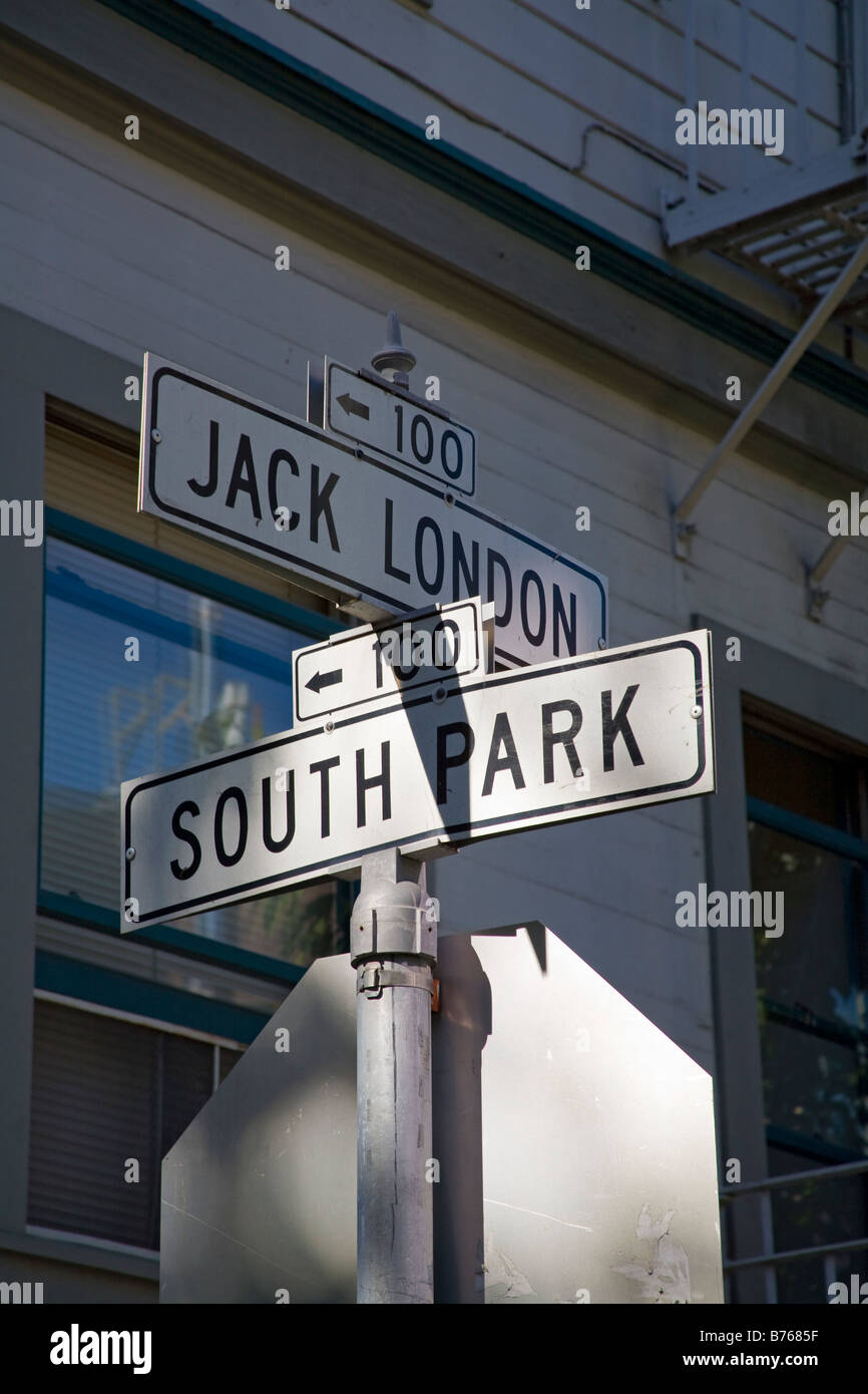 South Park, Soma, San Francisco, California, Stati Uniti d'America Foto Stock