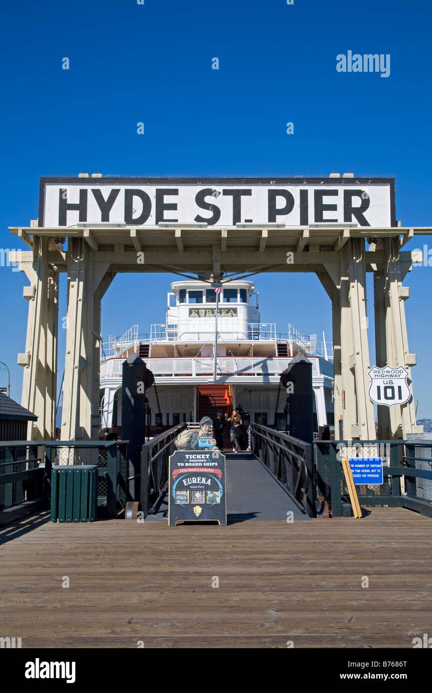 San Francisco Maritime National Historical Park, San Francisco, California, Stati Uniti d'America Foto Stock
