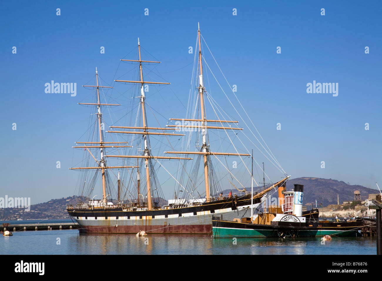 San Francisco Maritime National Historical Park, San Francisco, California, Stati Uniti d'America Foto Stock