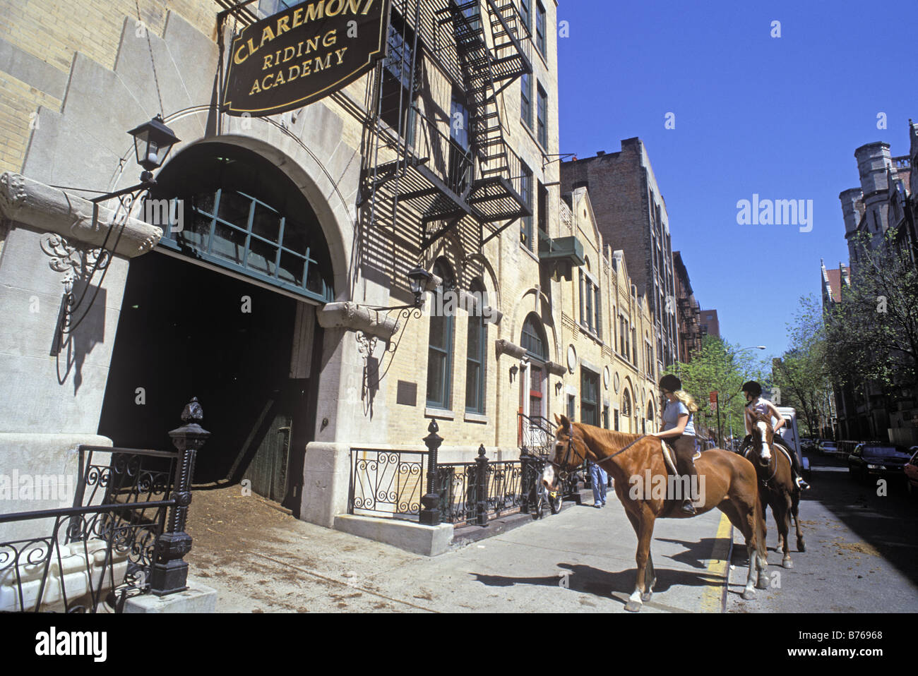 Claremont Accademia di equitazione che ora è chiuso, West 89 Street, Manhattan, New York Foto Stock