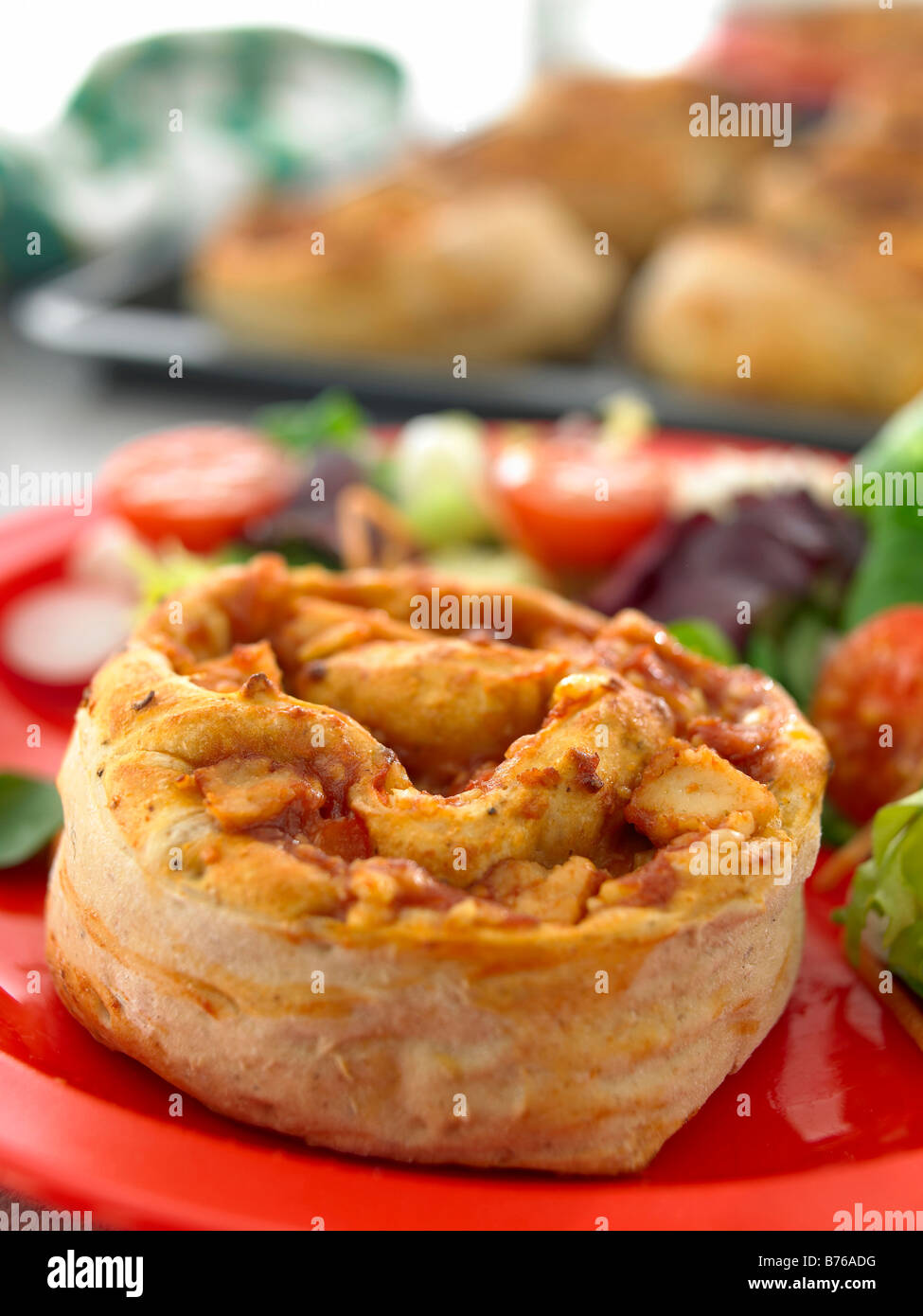 Pollo Salato BBQ torte aromatizzato Foto Stock