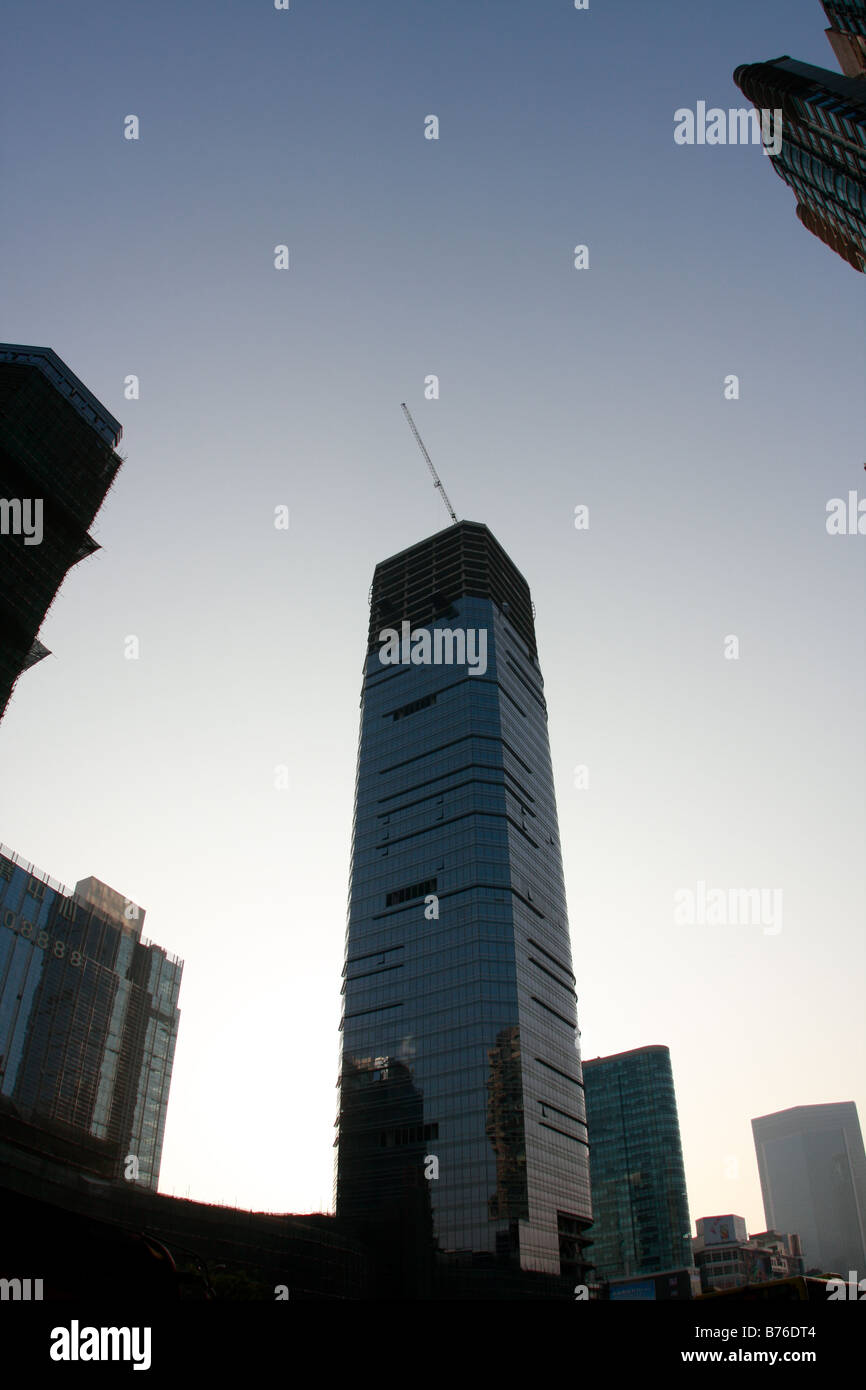 Lo sviluppo urbano in Chinas economia in crescita Foto Stock