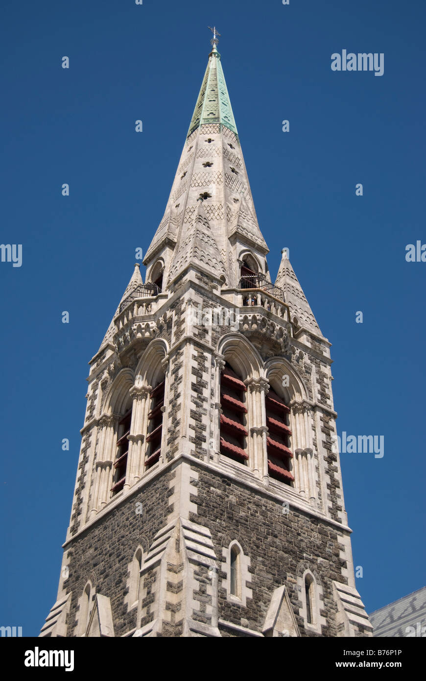 La cattedrale di Christ Church, la piazza della cattedrale, Christchurch, Canterbury, Nuova Zelanda Foto Stock