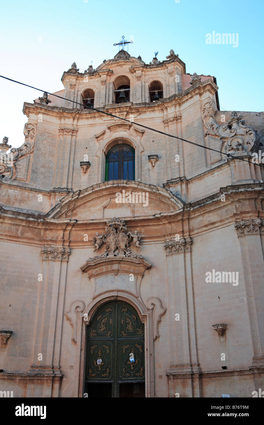 Chiesa del Carmine, Noto, Sicilia Foto Stock