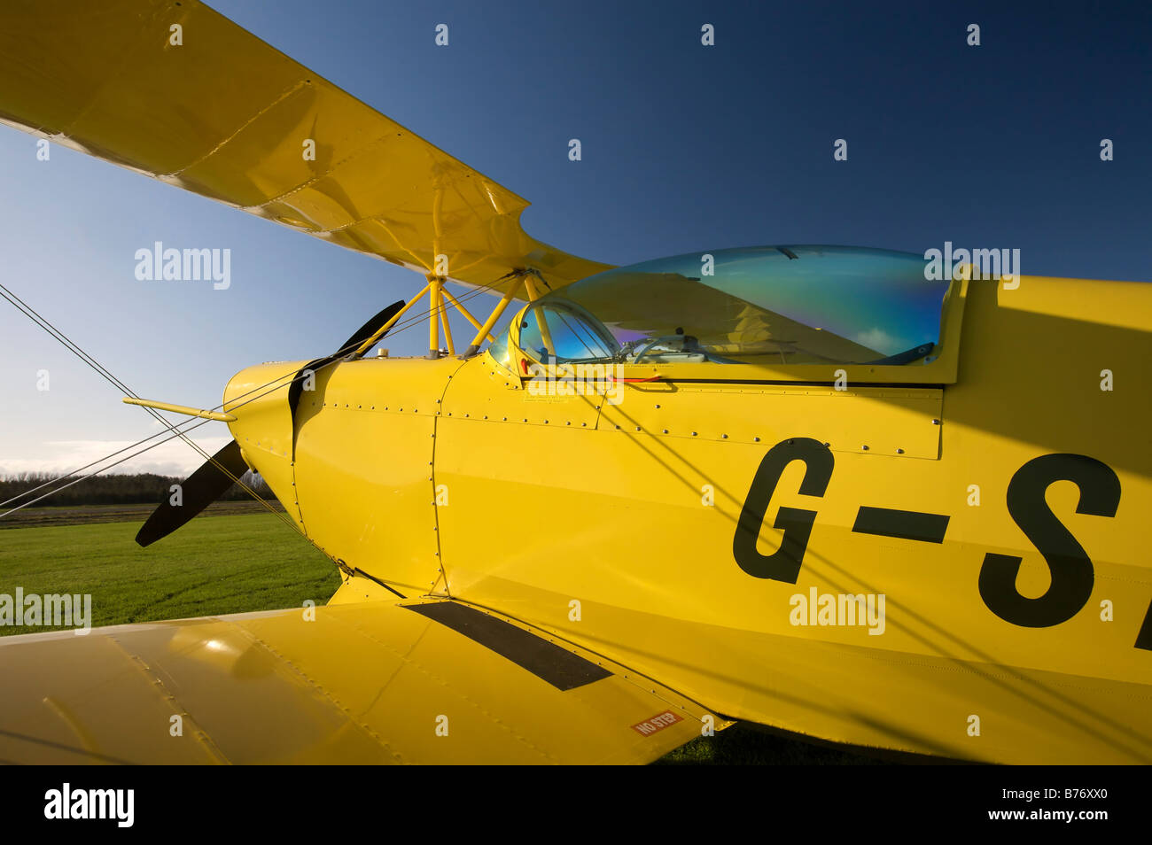 Pitts S2A DUE POSTI velivolo acrobatico Foto Stock