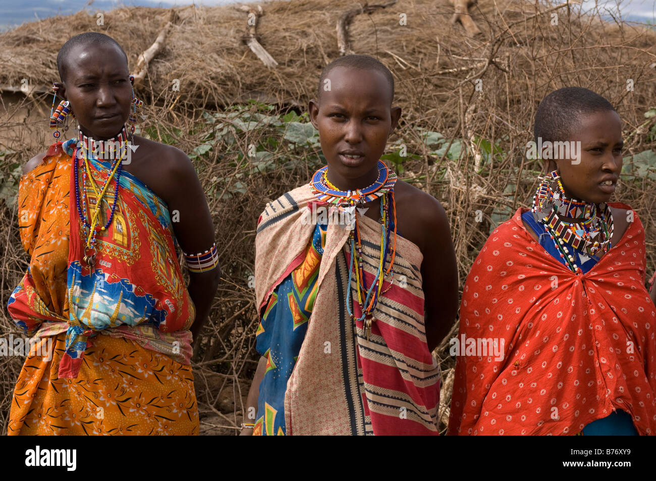 Masai Amboseli National Park in Kenya Foto Stock