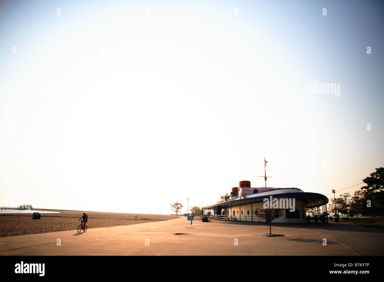 NORTH AVENUE BEACH in Chicago Illinois USA Foto Stock