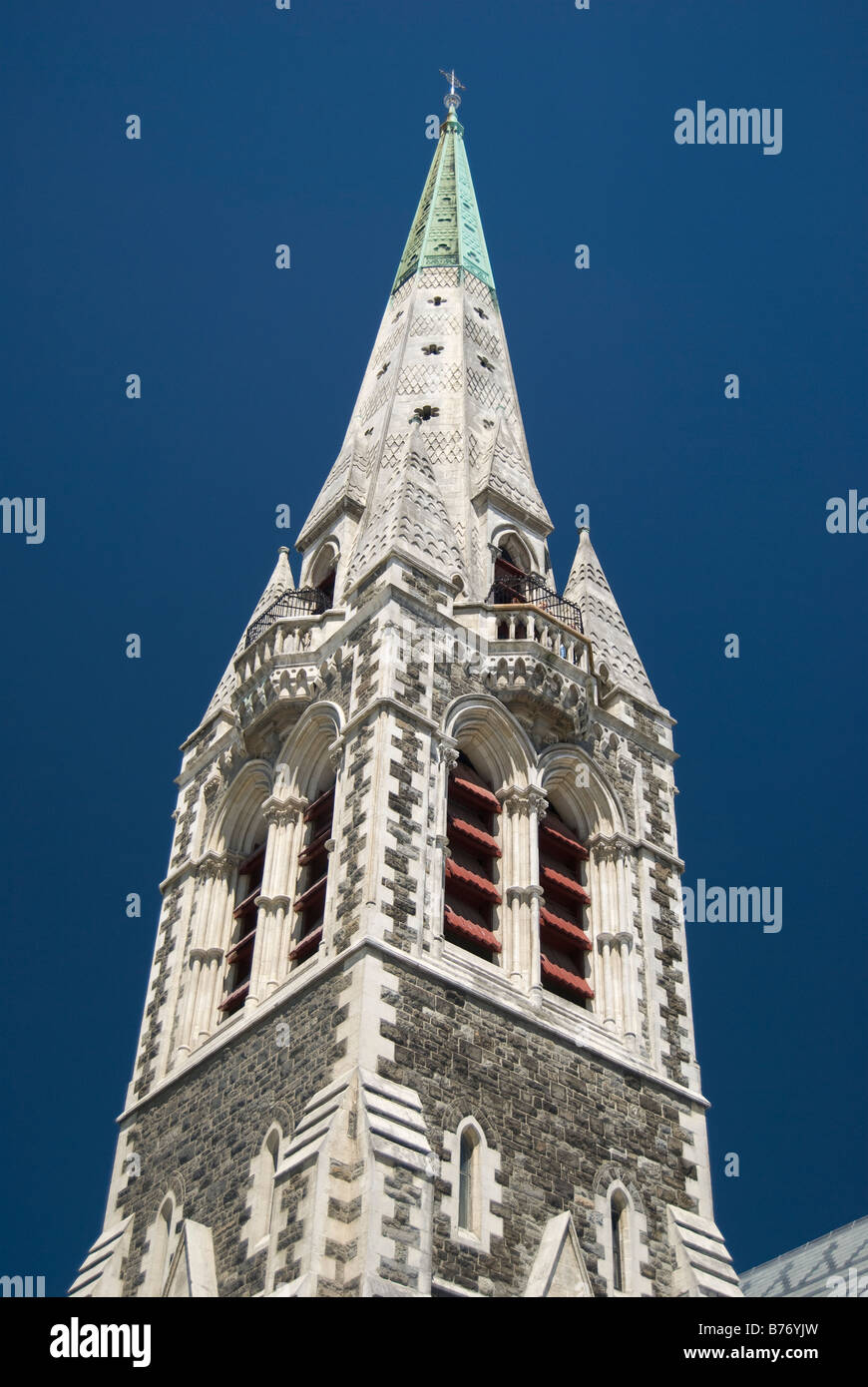 La cattedrale di Christ Church, la piazza della cattedrale, Christchurch, Canterbury, Nuova Zelanda Foto Stock