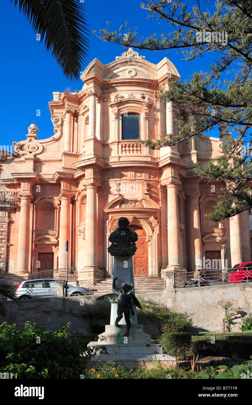 Chiesa di San Domenico, Noto, Sicilia Foto Stock