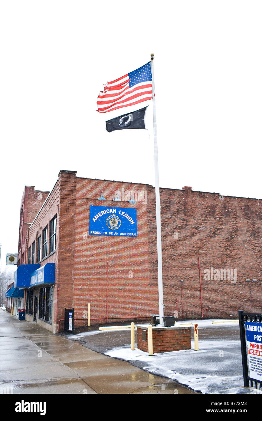 Un American Legion post in Zanesville OH Foto Stock
