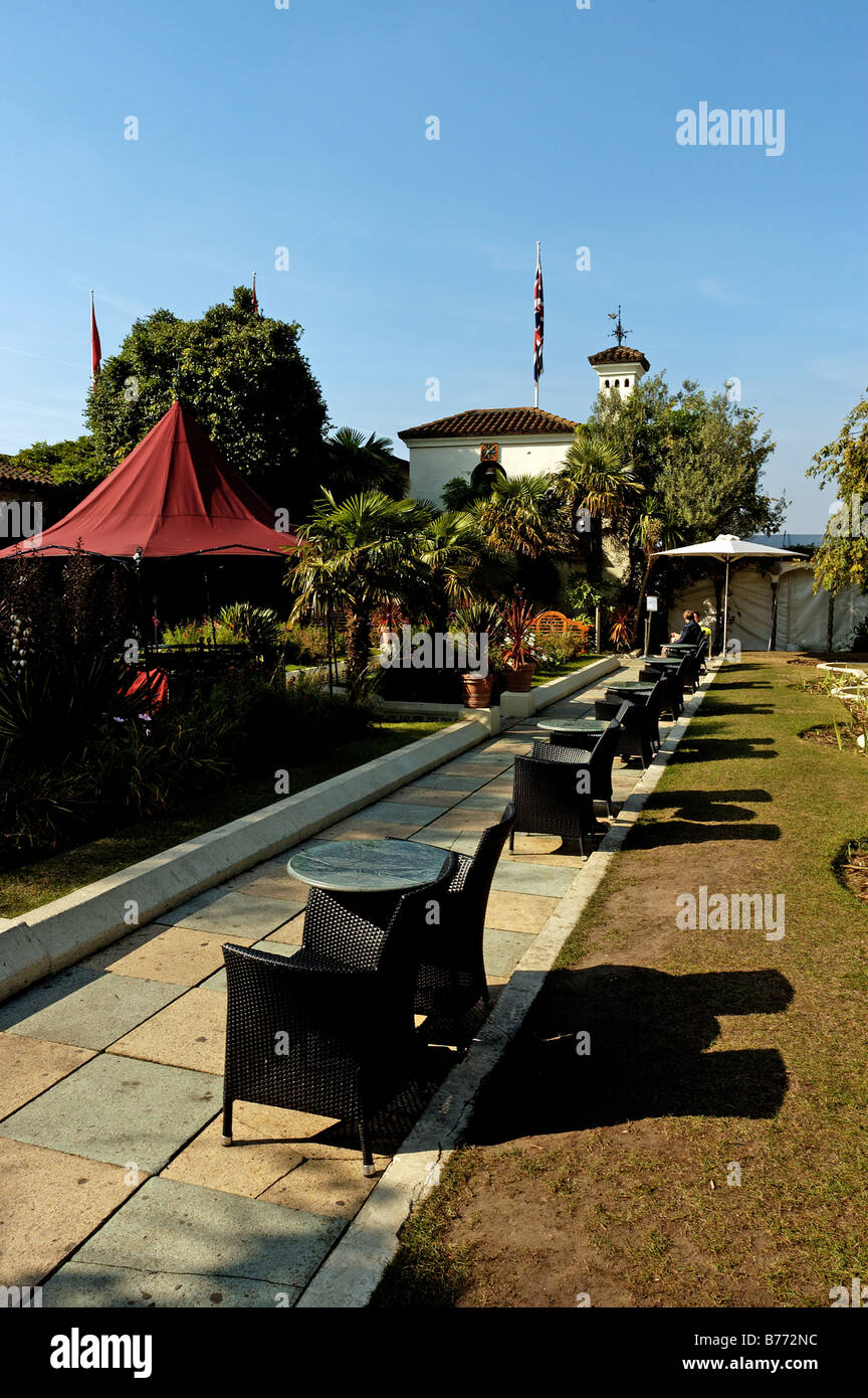 Il giardino spagnolo in Kensington giardini sul tetto Foto Stock