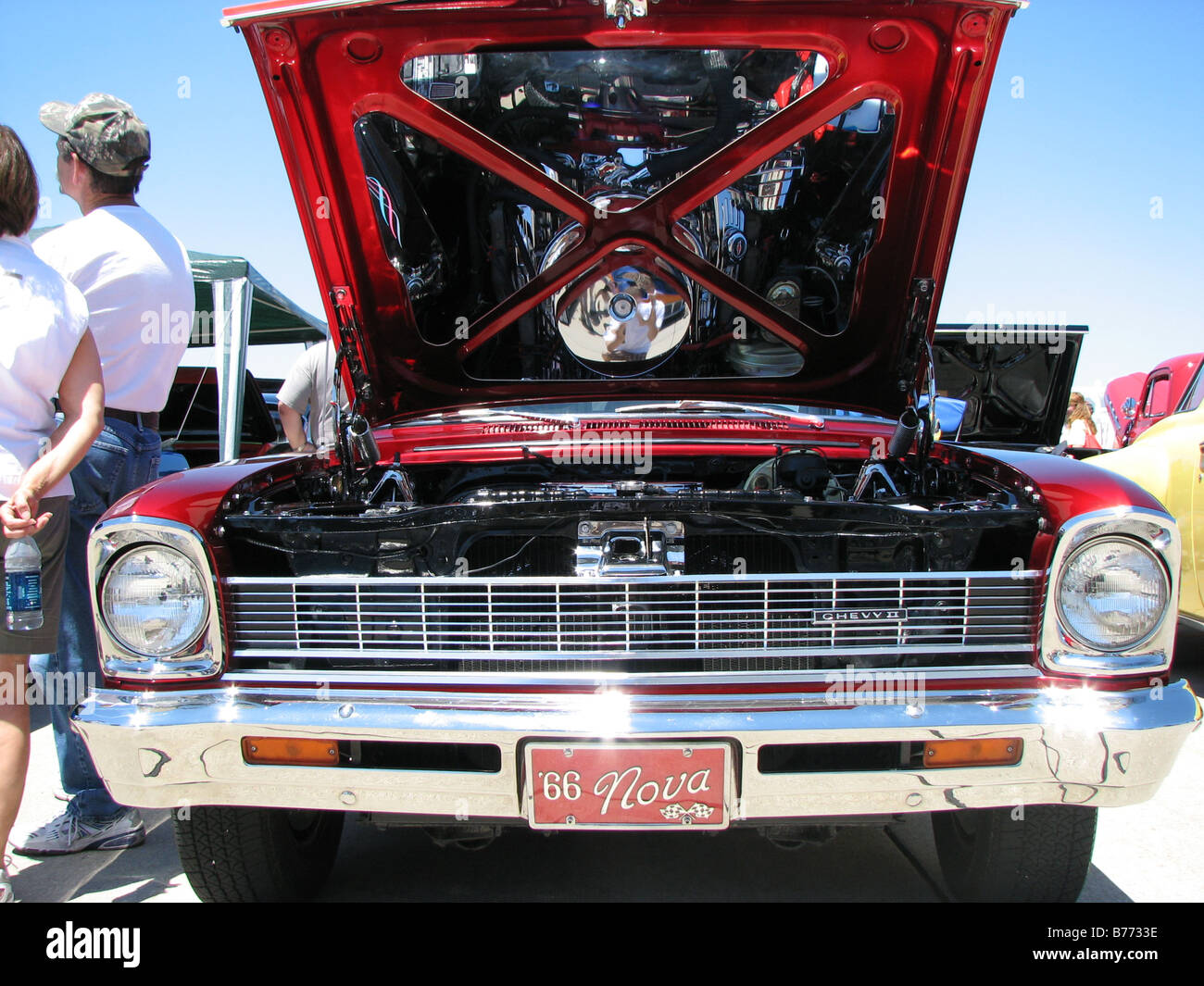 66 Chevy Nova. Foto Stock