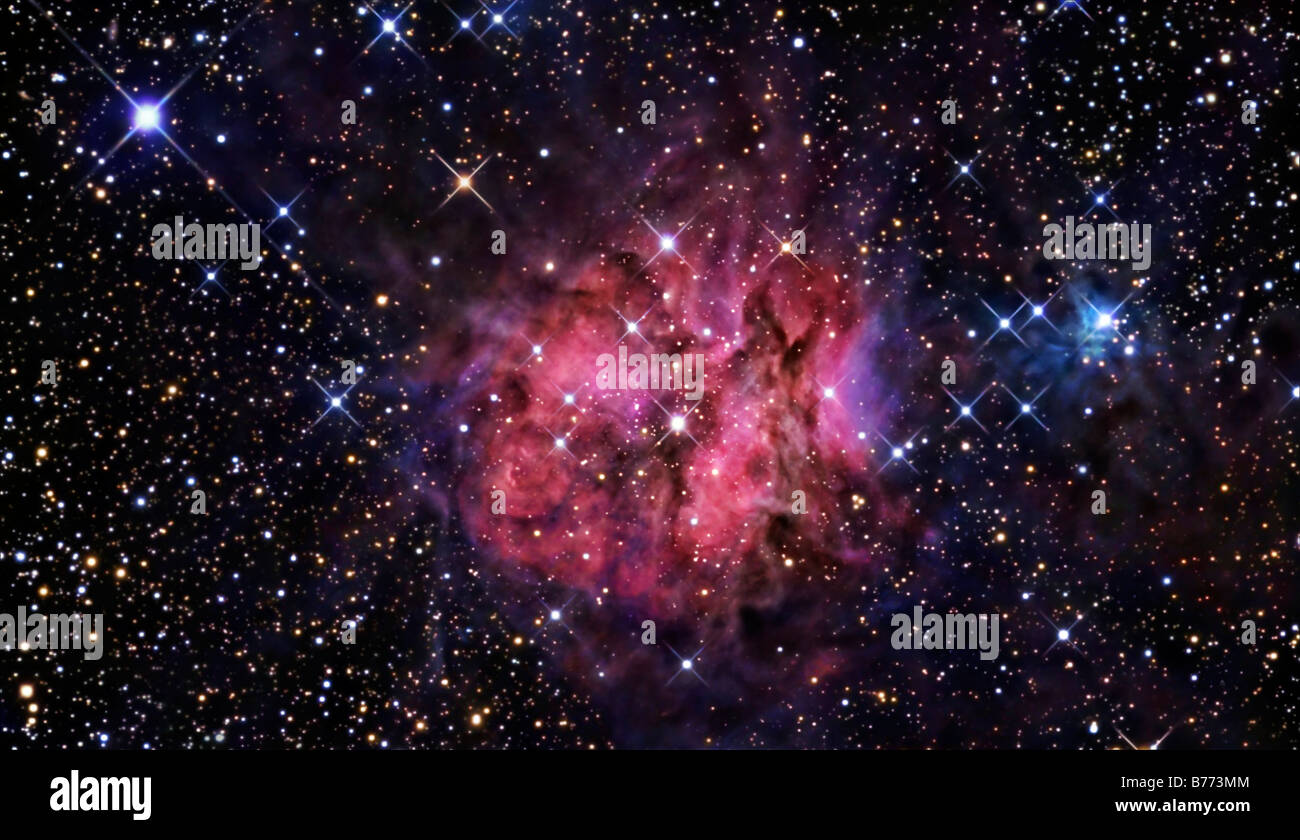 Il Cocoon Nebula Foto Stock