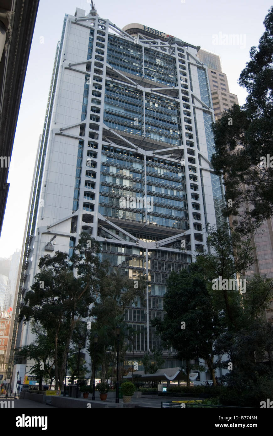 HSBC edificio principale, Sheung Wan, Isola di Hong Kong, Hong Kong, Repubblica Popolare di Cina Foto Stock