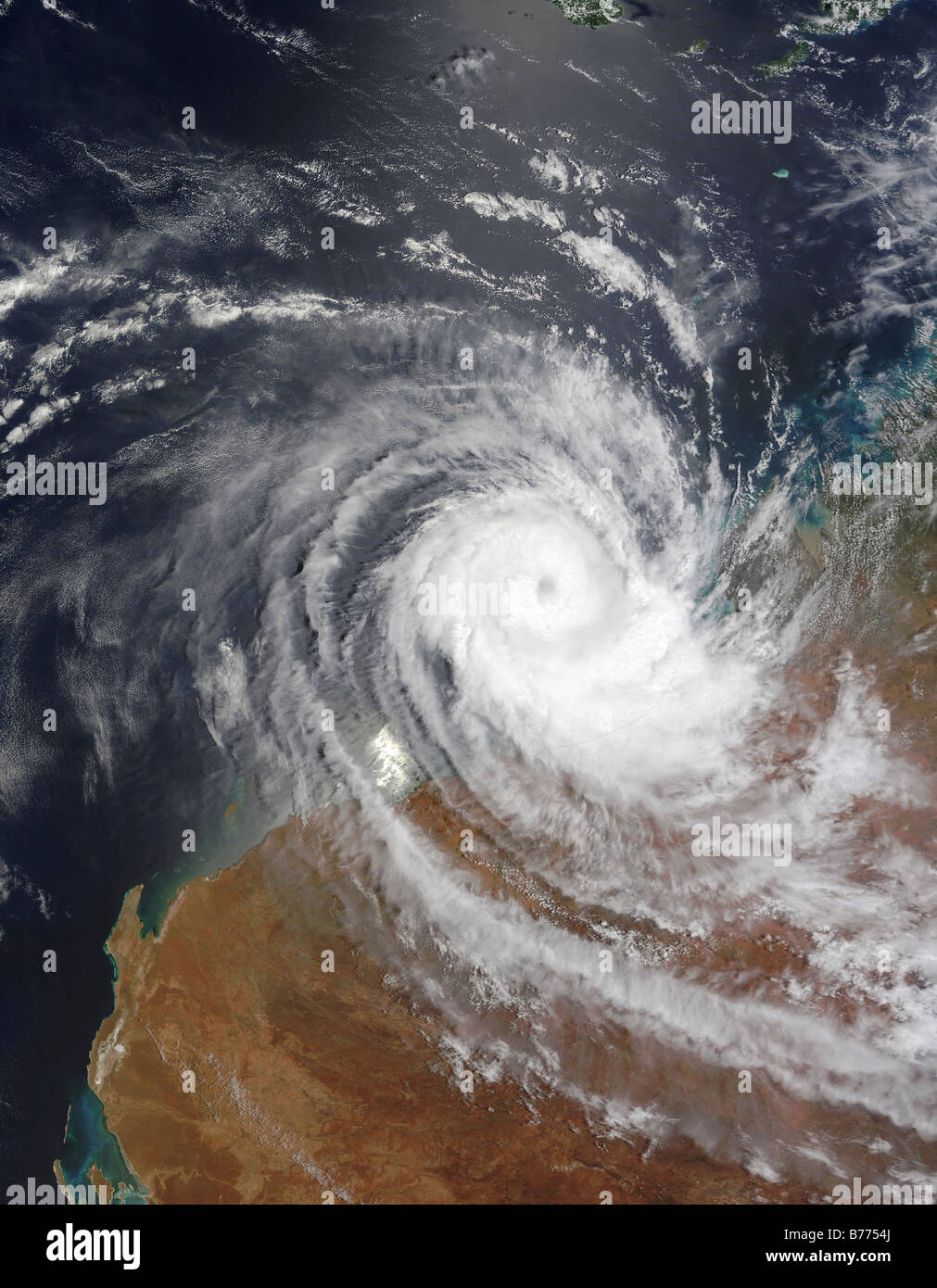 Dicembre 24, 2008 - ciclone tropicale Billy in Australia. Foto Stock