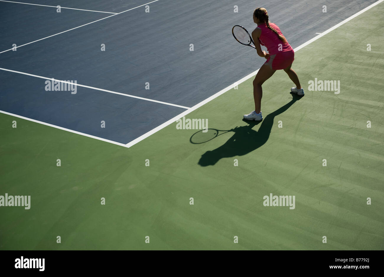 Anna Chakvetadze della Russia durante il World Team Challenge 2009 torneo tenutasi al Victoria Park di Hong Kong Foto Stock