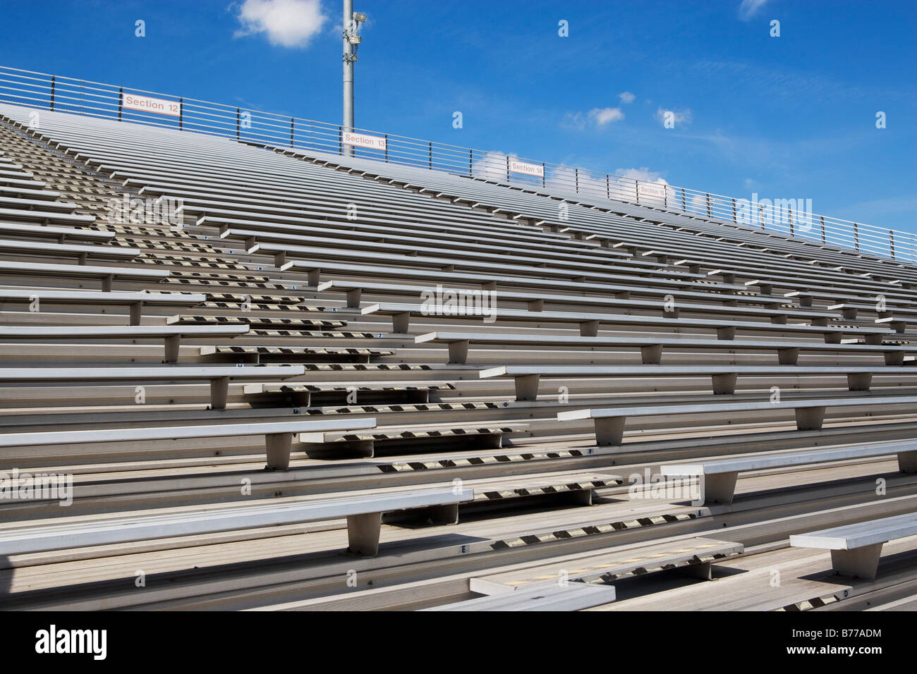 Stadium bleachers Foto Stock