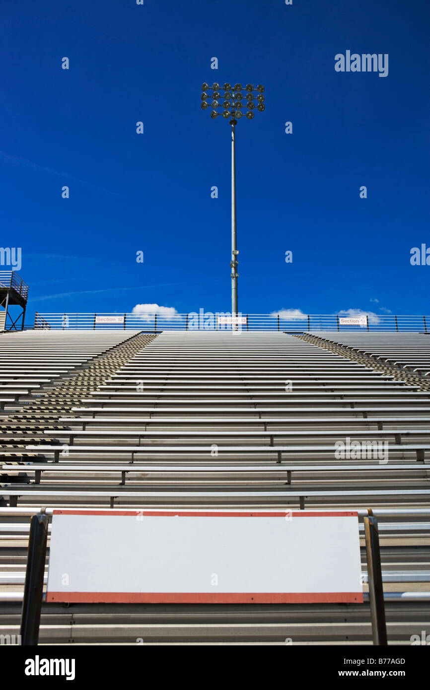 Stadium bleachers Foto Stock