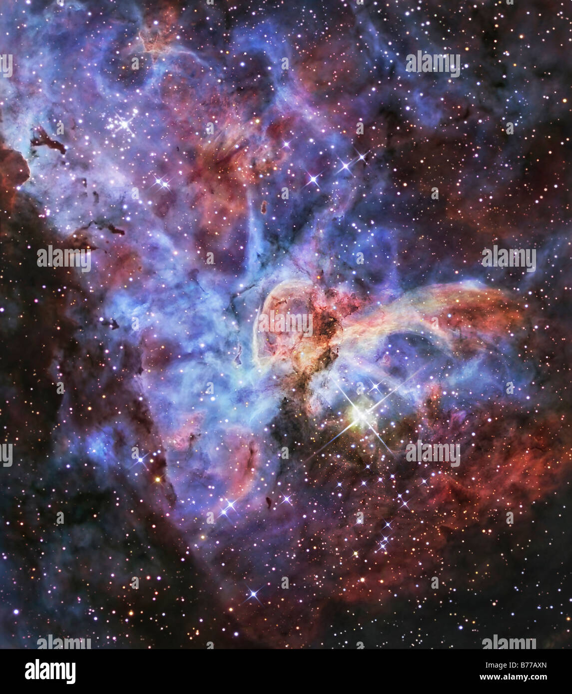 Il Carina Nebula, noto anche come NGC 7332. Foto Stock