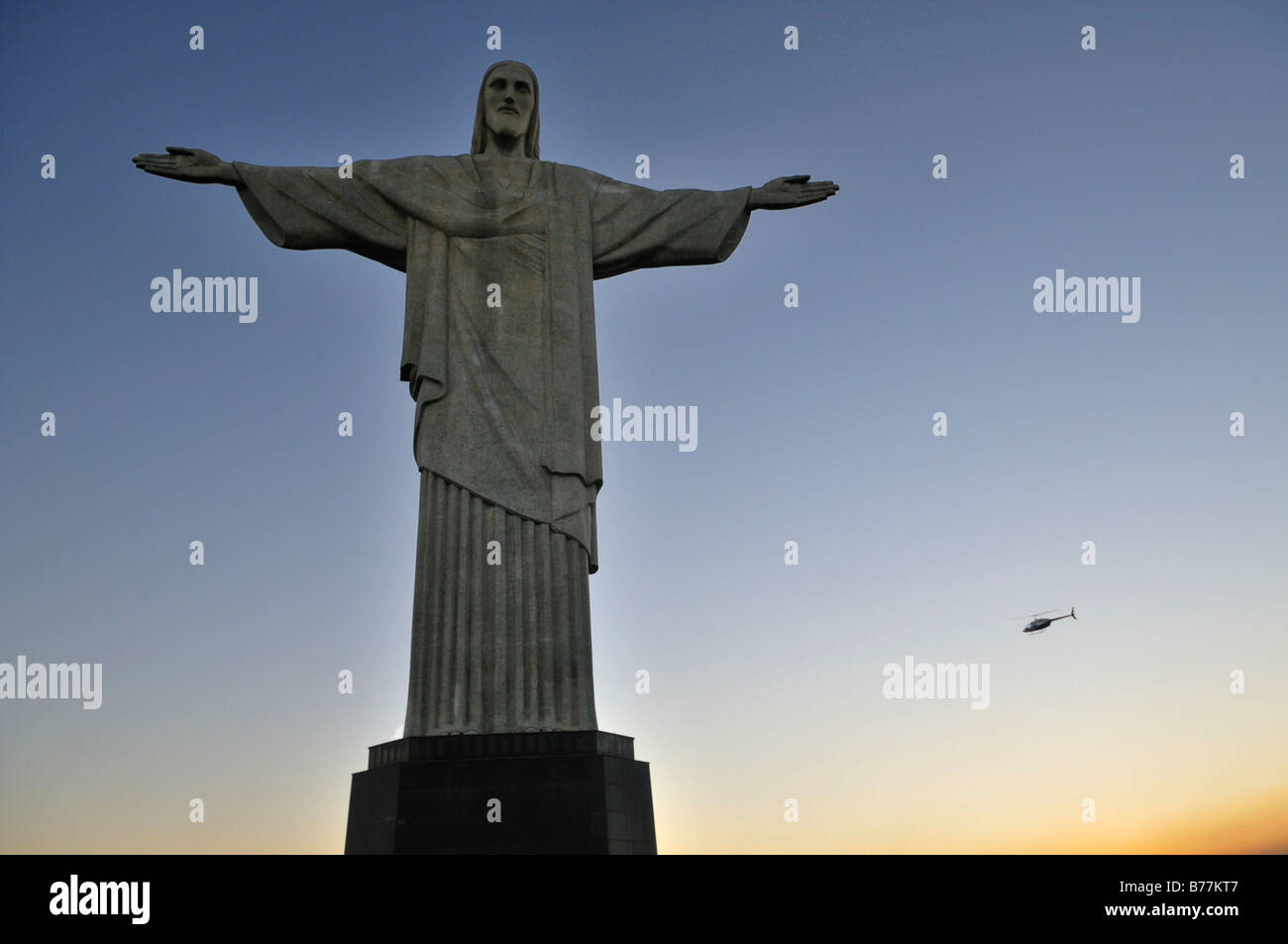 Statua di Cristo, Rio de Janeiro, Brasile, Sud America Foto Stock