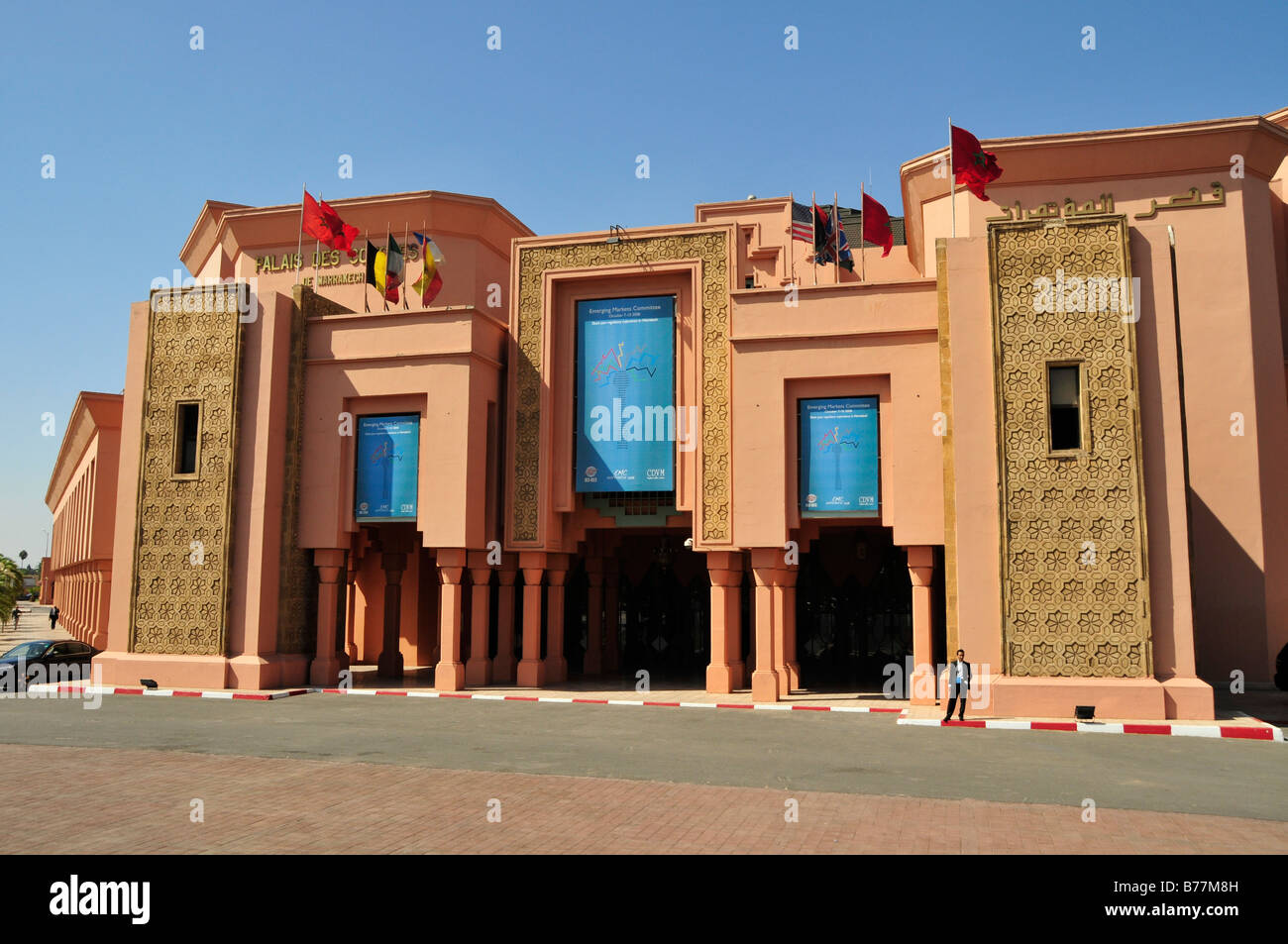 Palais des Congres de Marrakech, Palazzo dei Congressi, Marrakech, Marocco, Africa Foto Stock