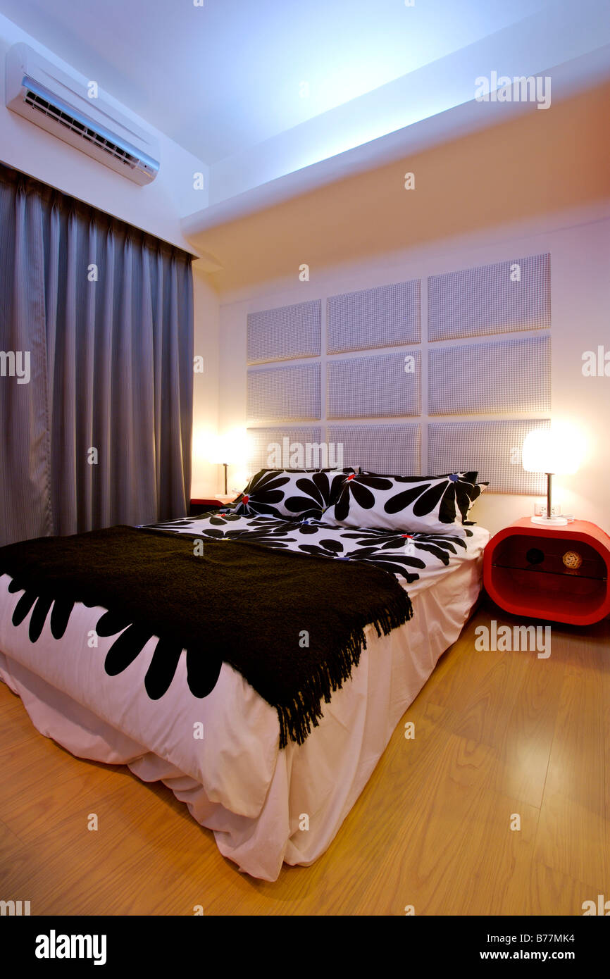 Stile moderno camera da letto Foto Stock