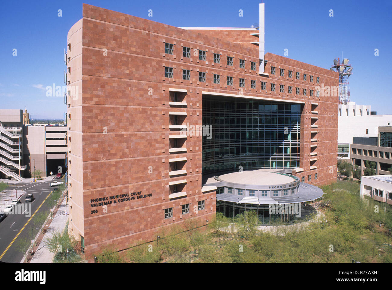 Corte comunale edificio Phoenix in Arizona Foto Stock