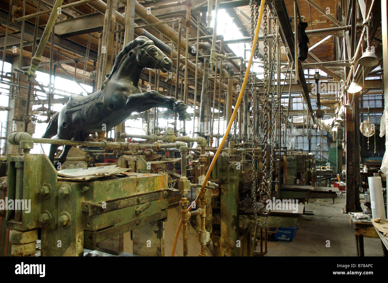 A west end Toronto fabbrica in fase di chiusura e di riqualificazione del sito Foto Stock