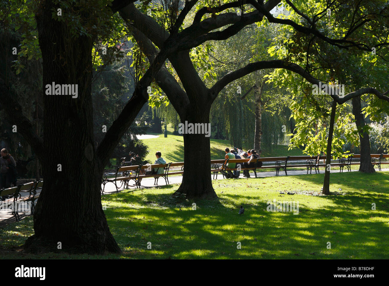 Il parco cittadino di Vienna, Austria, Europa Foto Stock