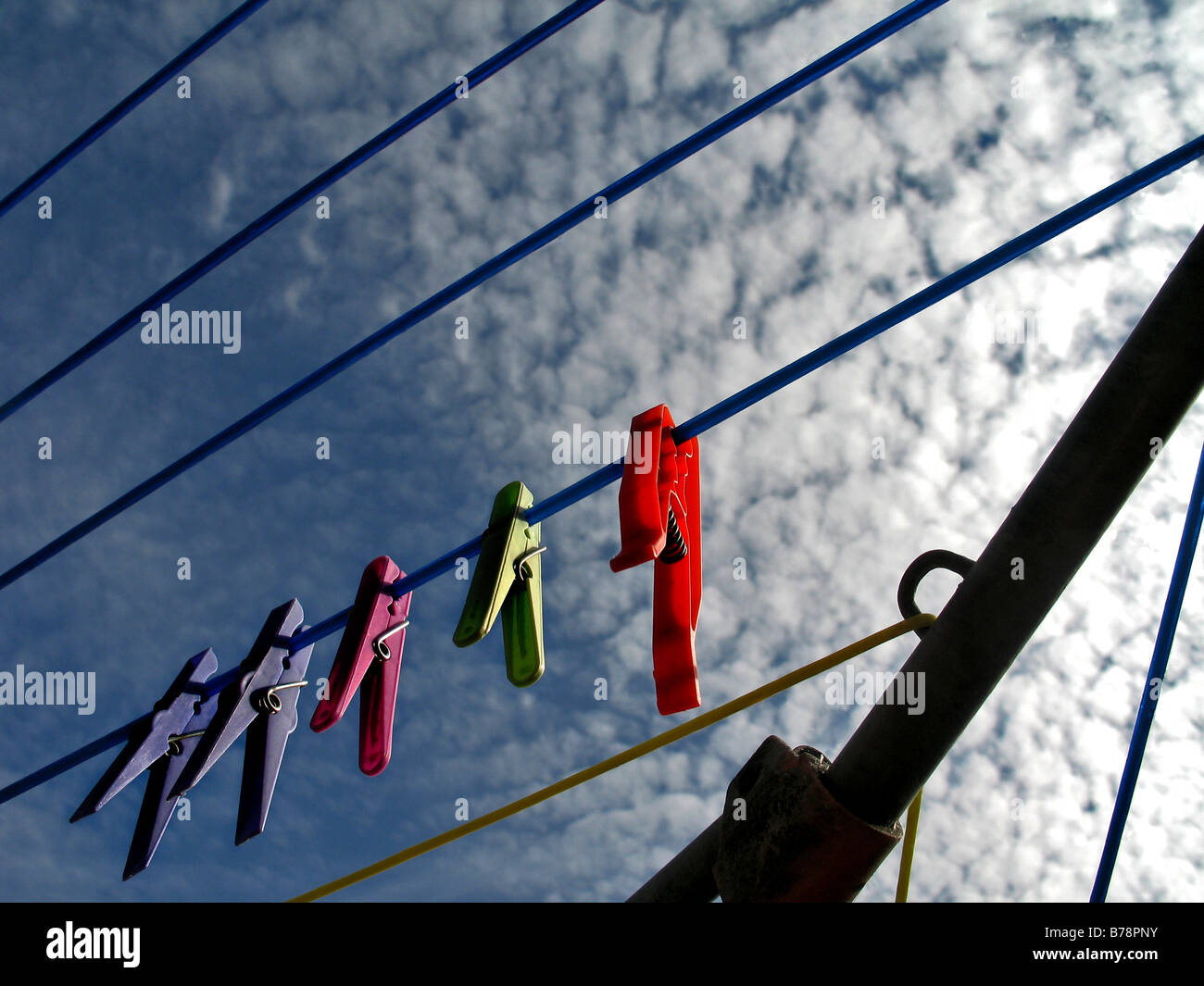 Mettere il lavaggio Foto Stock