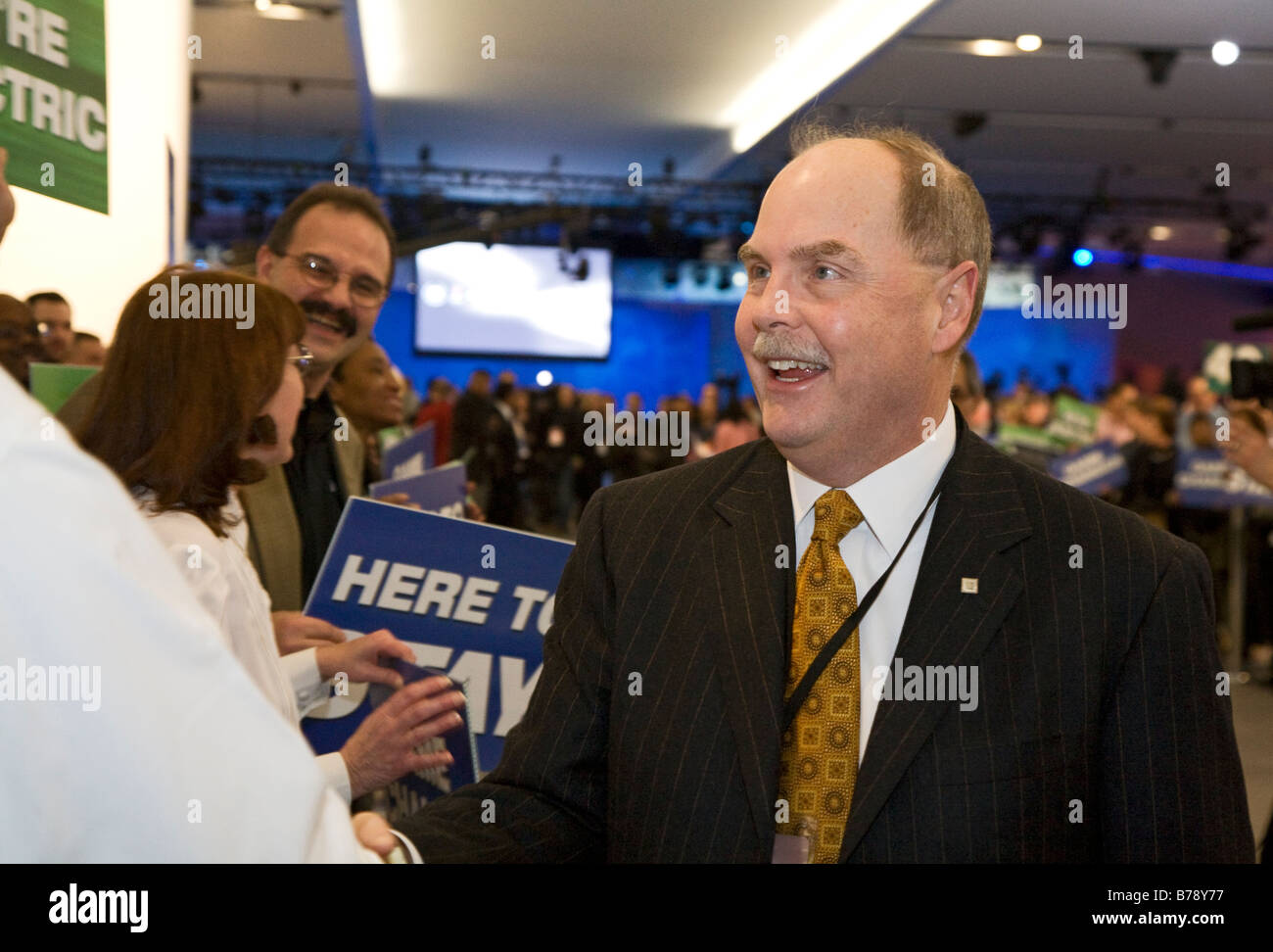 Il CEO di GM Fritz Henderson Foto Stock