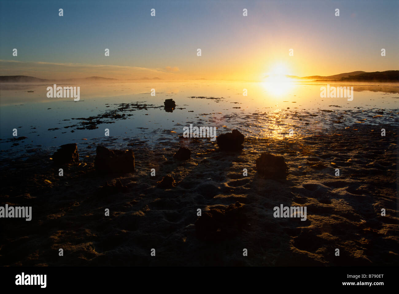 Tramonto a Cape Range National Park, Australia occidentale, Australia Foto Stock