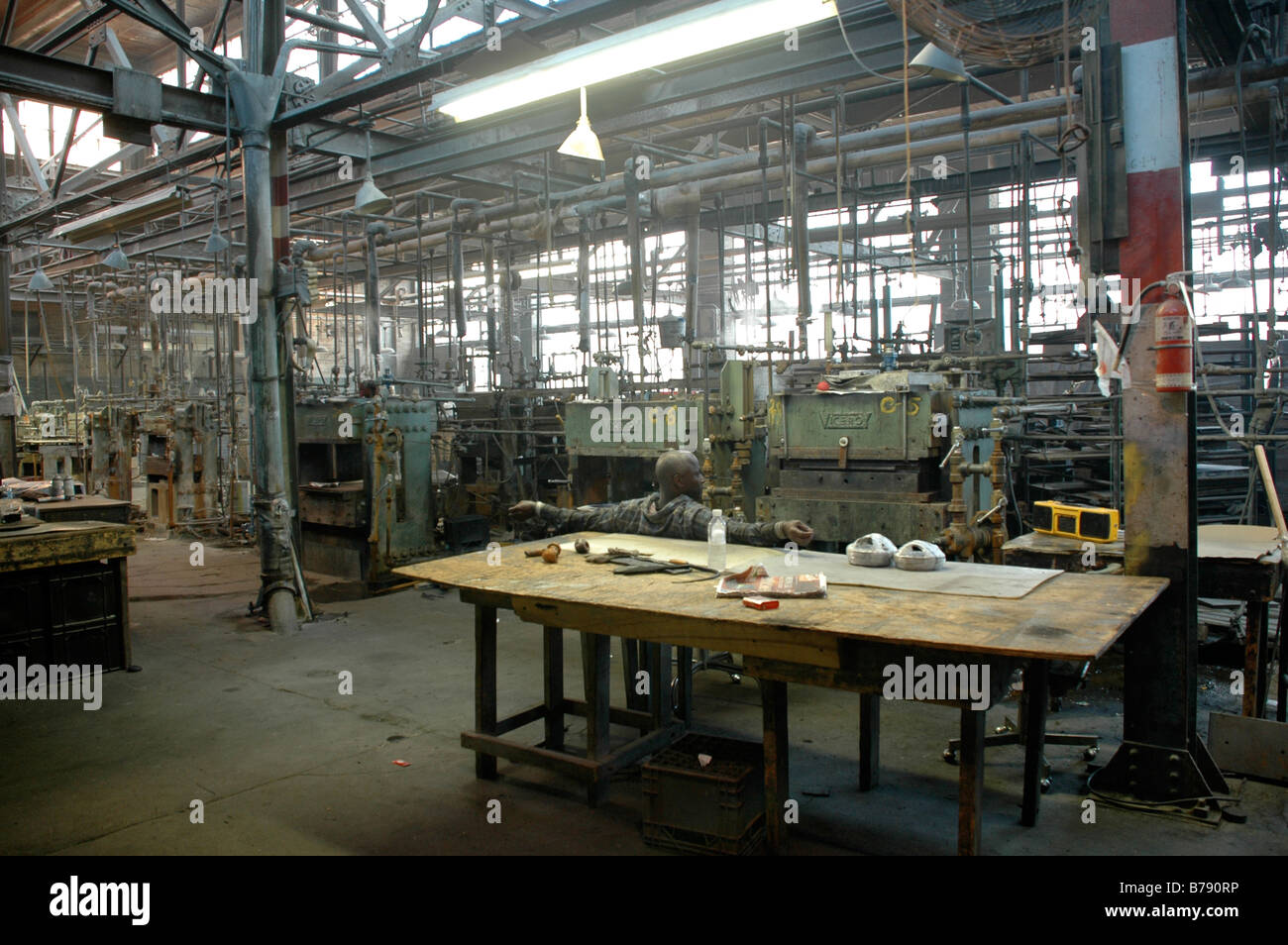 A west end Toronto fabbrica in fase di chiusura e di riqualificazione del sito Foto Stock