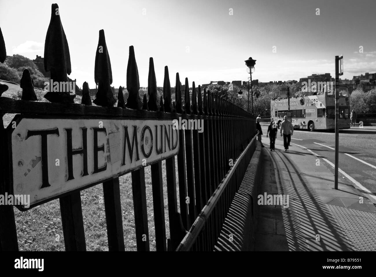 Il tumulo, Edimburgo Foto Stock