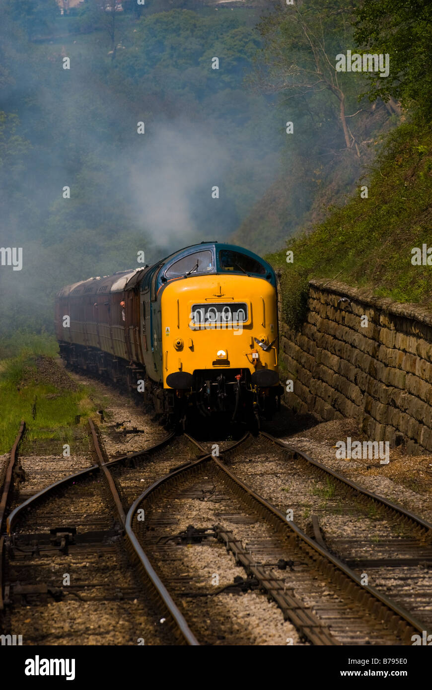 Locomotiva Diesel Foto Stock