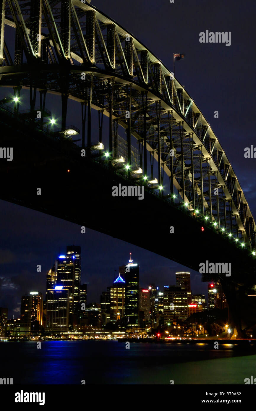 Il Ponte del porto di Sydney, Australia Foto Stock