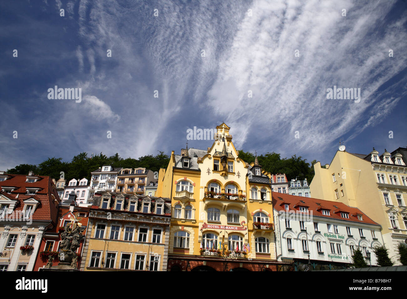 Europa Repubblica Ceca Boemia occidentale Karlovy Vary Foto Stock