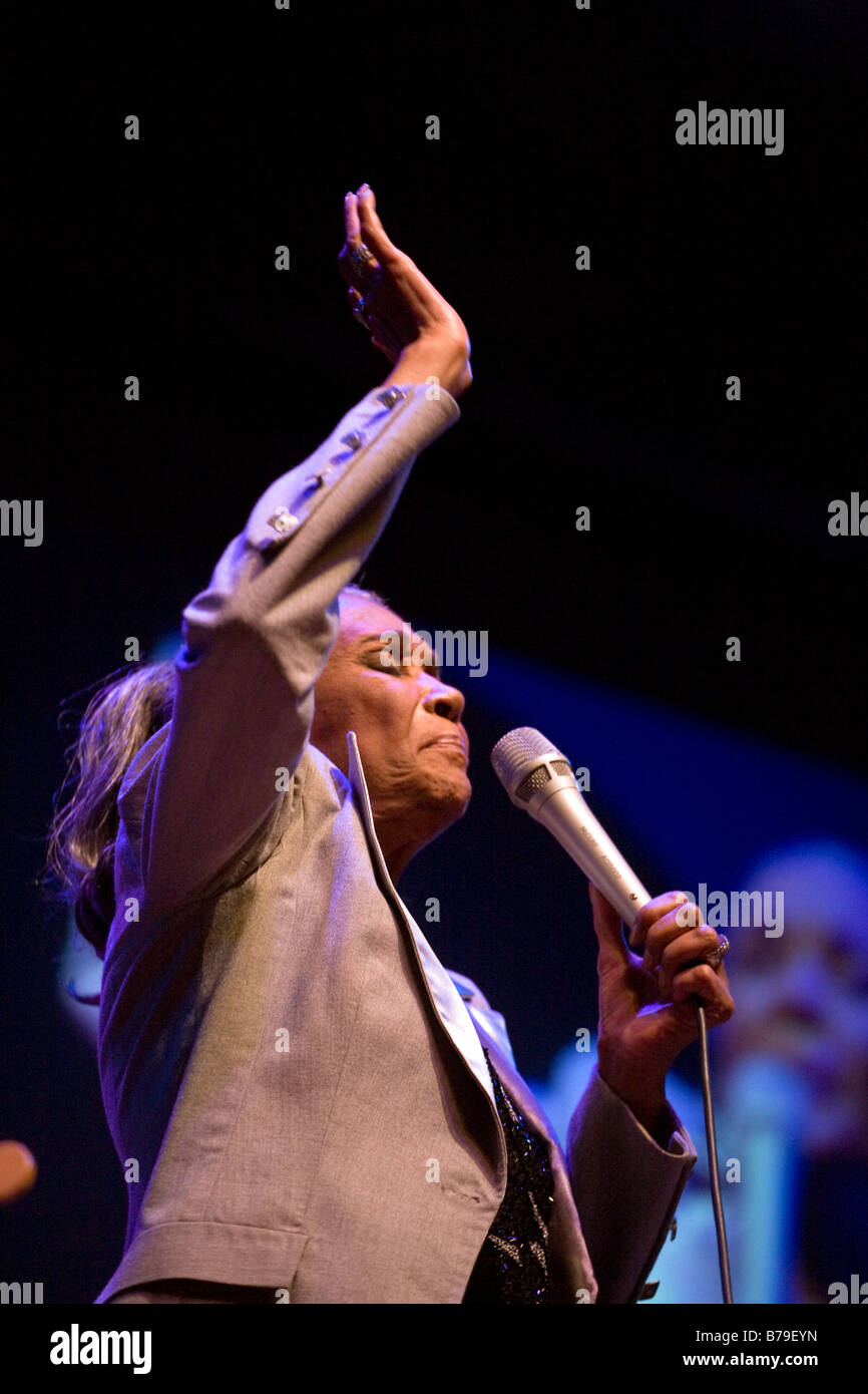 Il cantante NANCY WILSON preforme a 51A MONTEREY JAZZ FESTIVAL Monterey in California Foto Stock