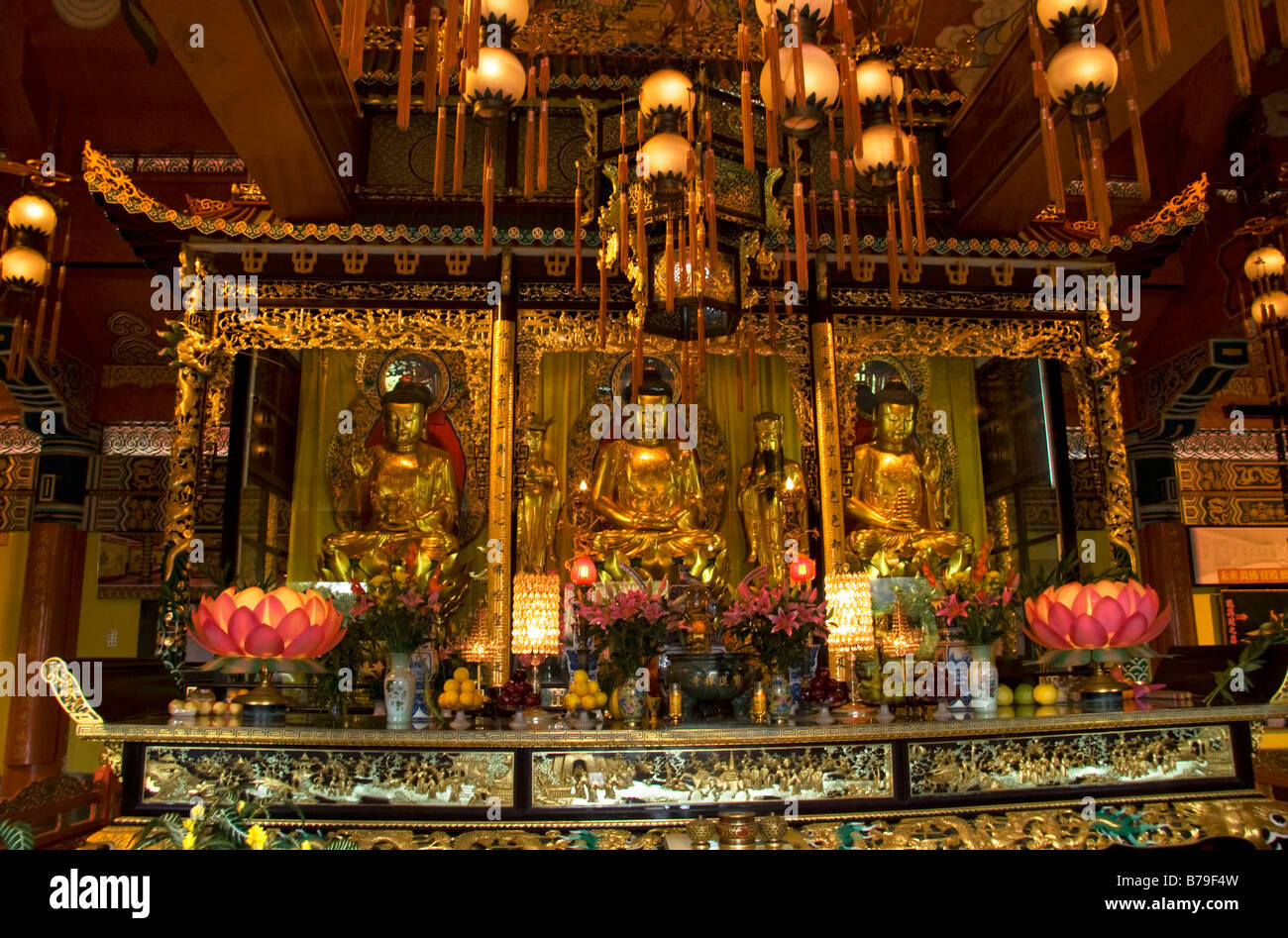 Il Monastero Po Lin Lantau Island Hong Kong Cina Foto Stock