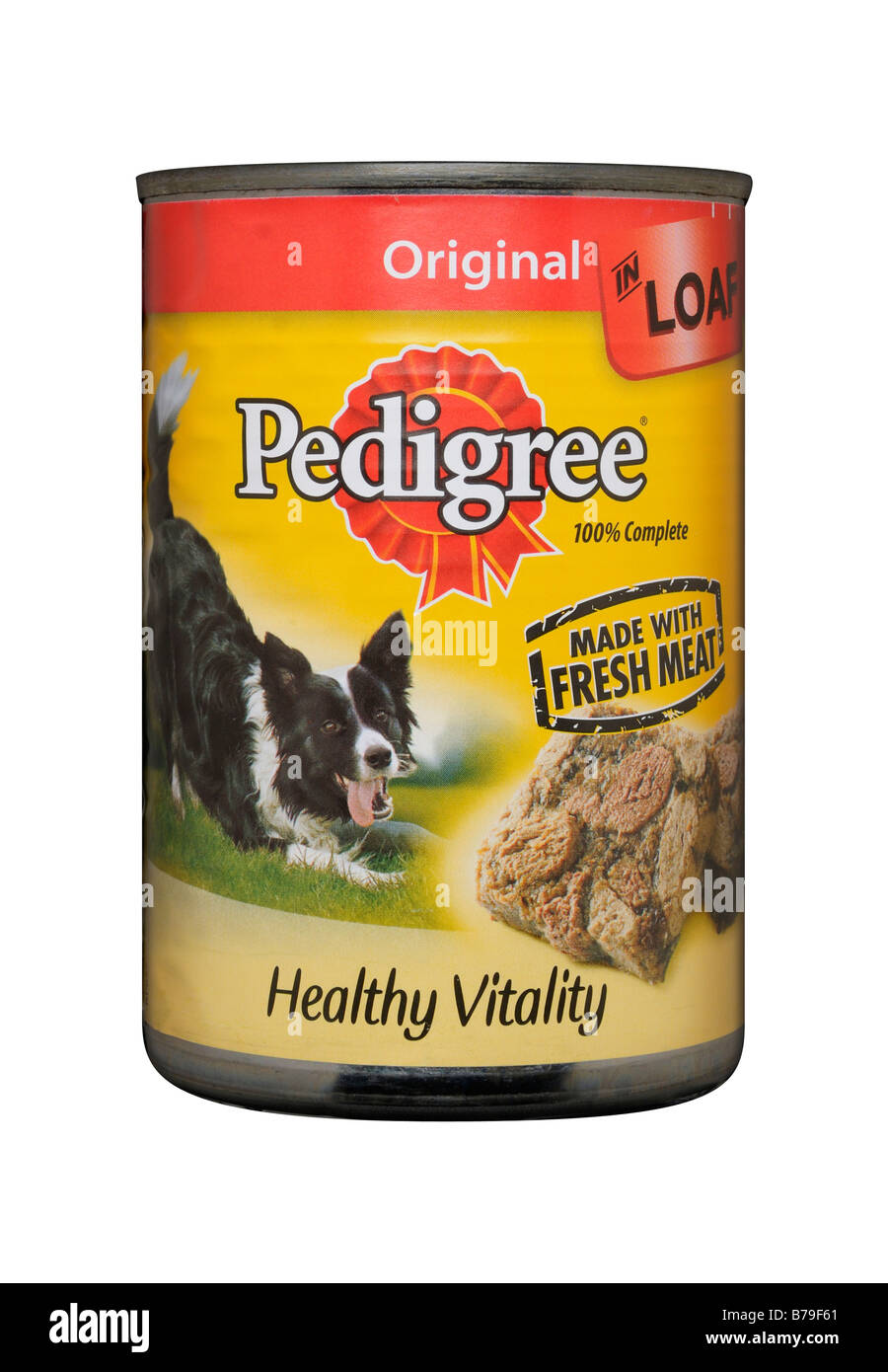 Pedigree Chum Dog Food stagno Foto Stock