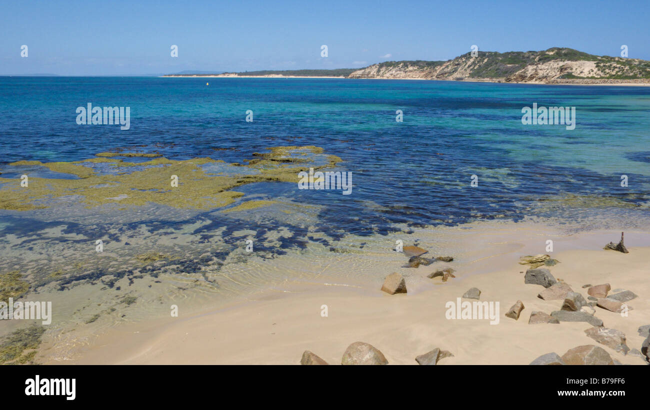 Port Phillip Bay, Parco Nazionale Point Nepean, australia Foto Stock