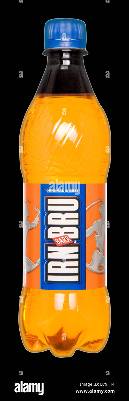 Irn-Bru bottiglia Foto Stock