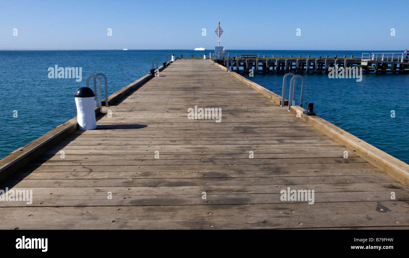 Pier, portsea, australia Foto Stock