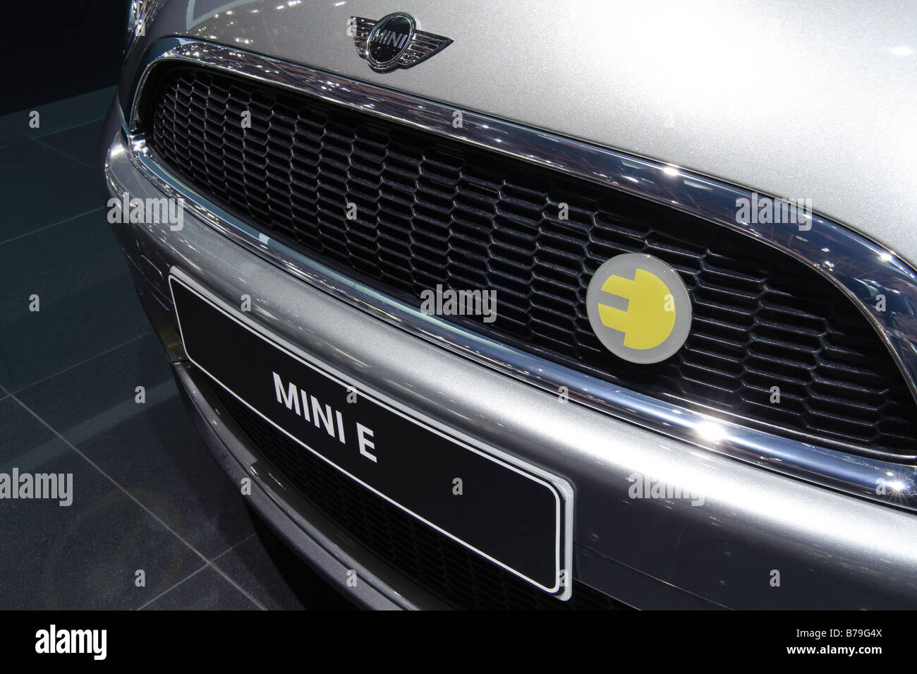 MINI E auto elettriche al 2009 North American International Auto Show di Detroit Michigan STATI UNITI Foto Stock