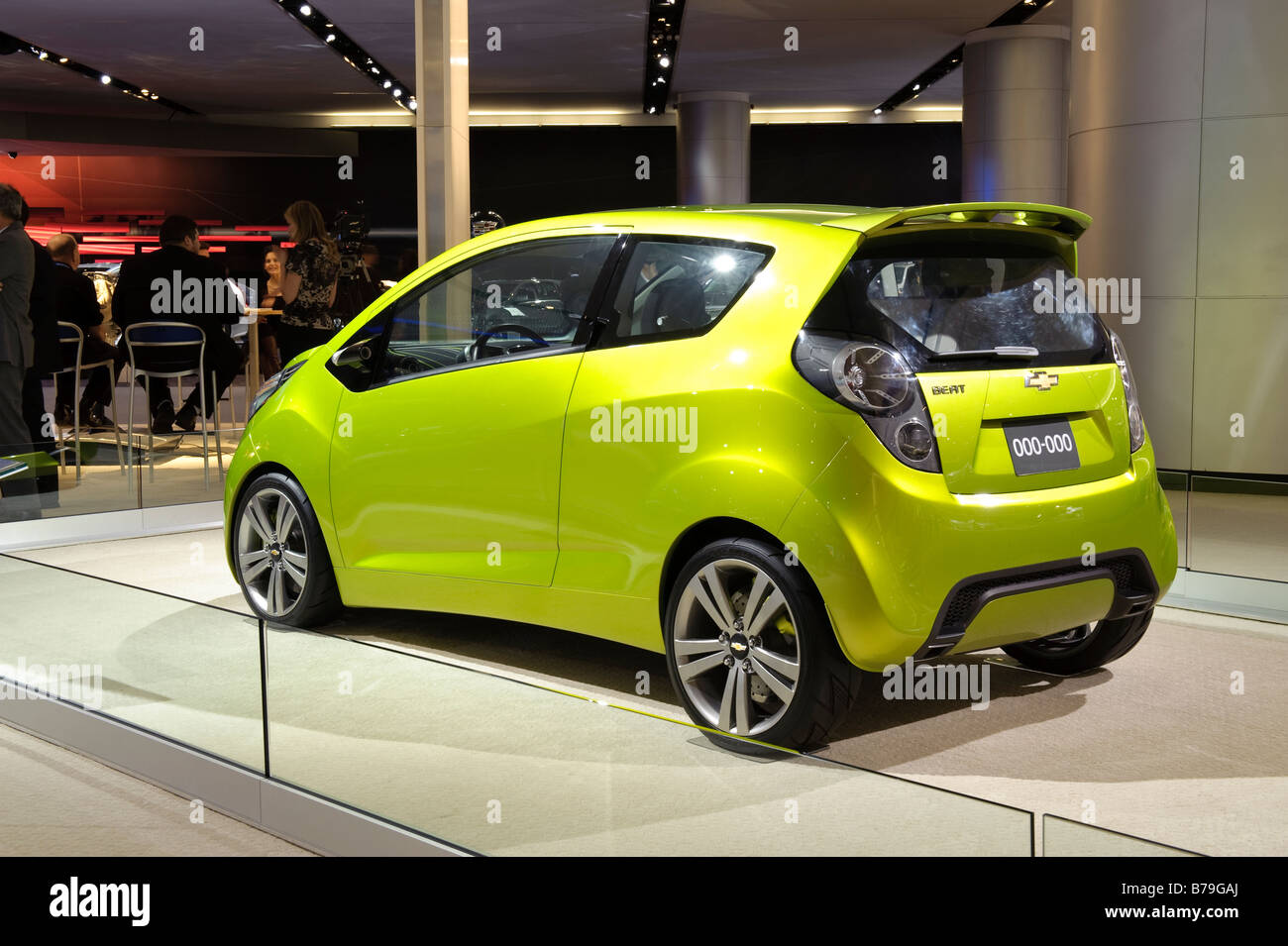 Chevrolet Beat concept car, che è una anteprima della produzione di scintille auto, al 2009 North American International Auto Show Foto Stock