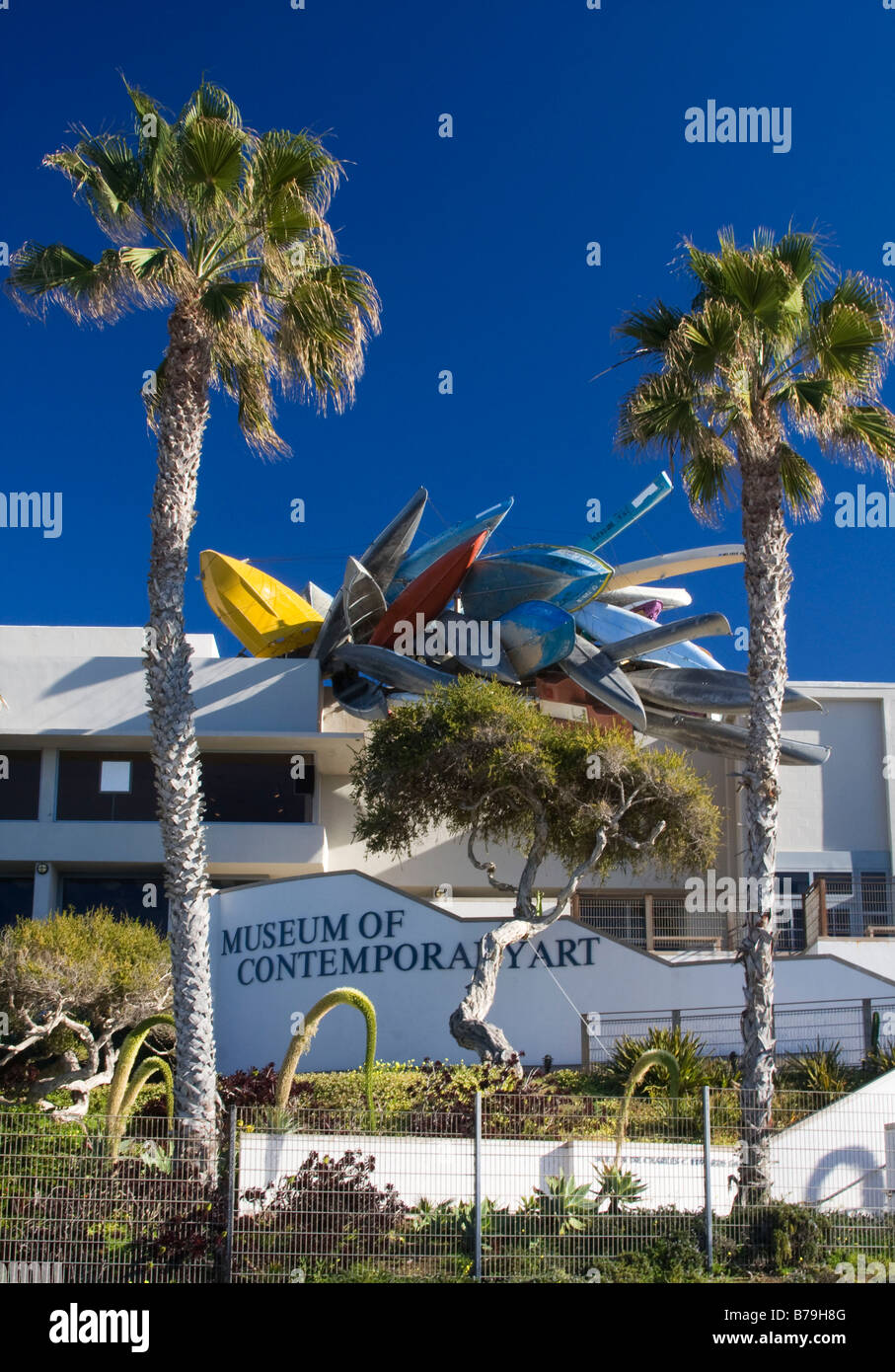 Una vista del Museo di Arte Contemporanea di La Jolla, California. Foto Stock