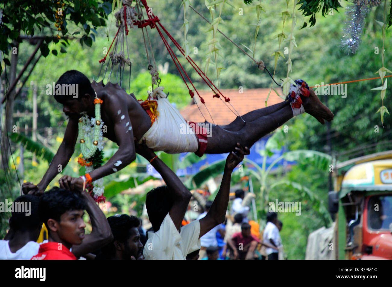 Thaipusam Hindu festival Foto Stock