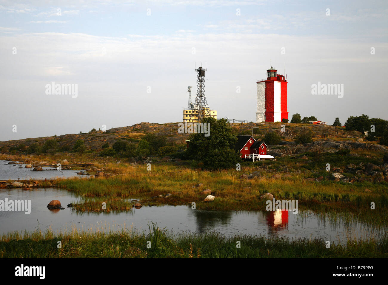 Utö majakka faro Foto Stock