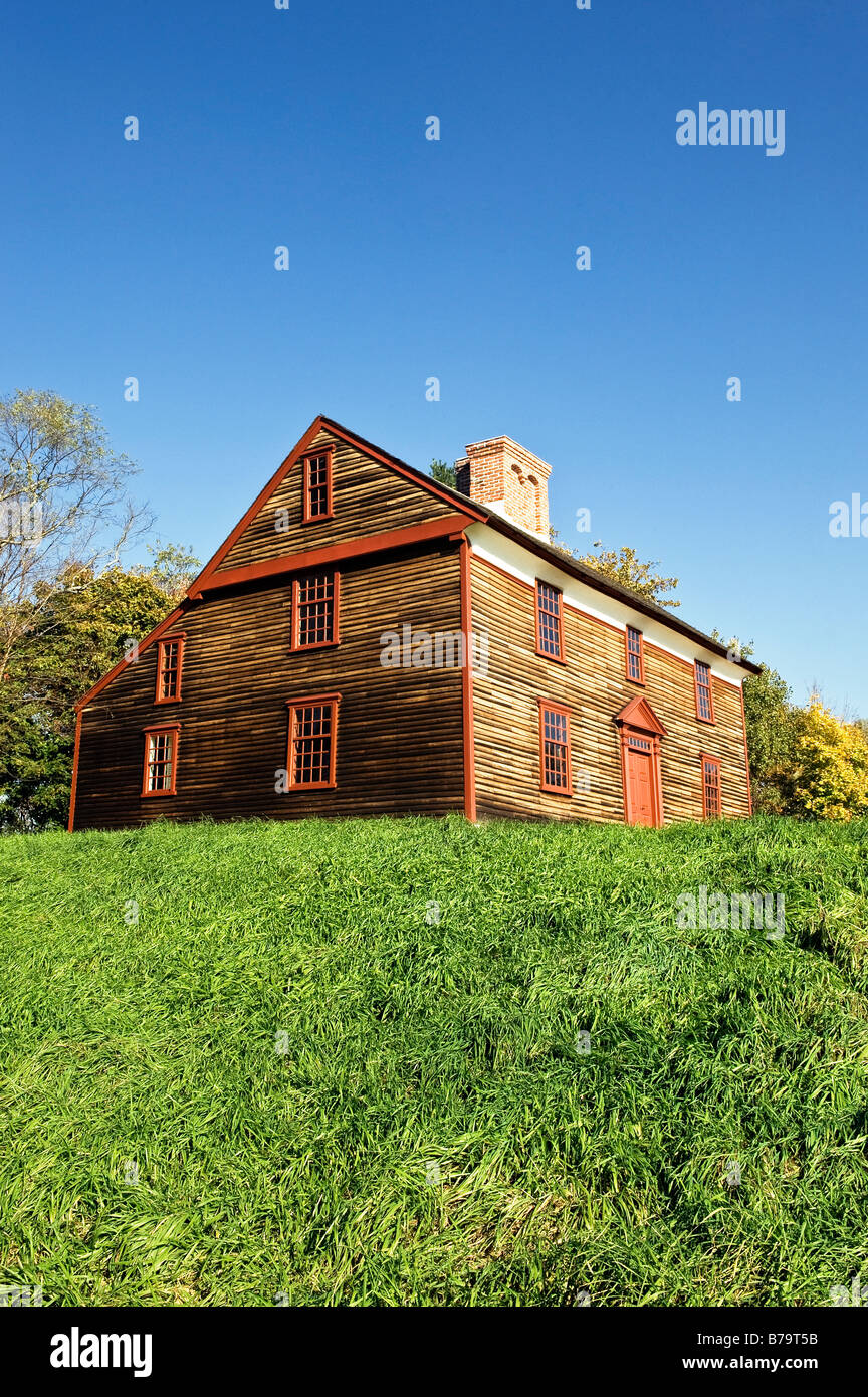 Il capitano William Smith house, battaglia trail strada tra Lexington e Concord Minute Man National Historical Park ma usa Foto Stock